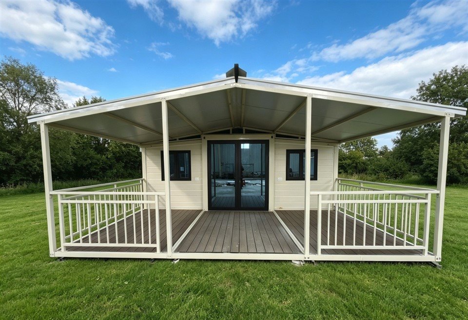 20ft Terrace And Sloped Roof House suppliers